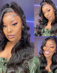 HD Lace Front Human Hair Wig Body Wave ivyfreehair