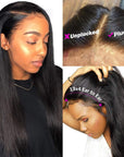 HD Lace Front Human Hair Wig Straight ivyfreehair