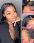 HD Lace Front Human Hair Wig  Straight ivyfreehair