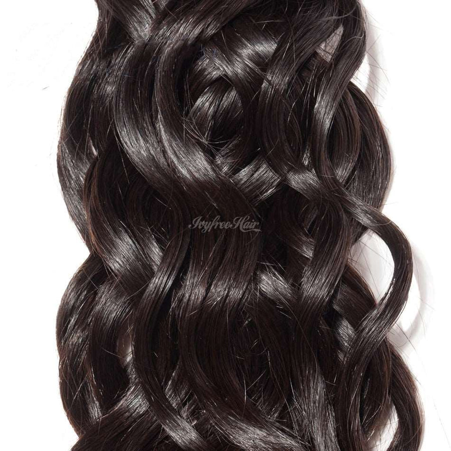 One Donor Hair Weft Natural Wave ivyfreehair